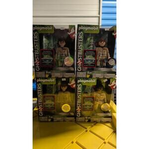 Playmobil Ghostbusters Limited Edition Lot 4 Figures Spengler Venkman Stantz NIB